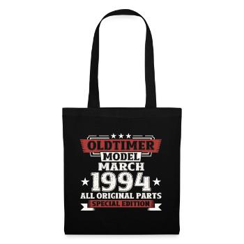 30th Birthday Classic Car March Vintage 1994 - Tote Bag - black - Front