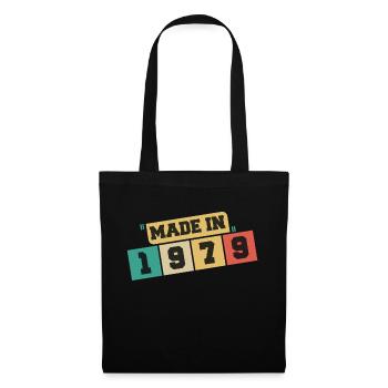 1979 Birthday 1979 Born in 1979 Birthday - Tote Bag - black - Front