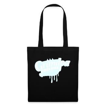 Grand-père Deluxe Meilleur grand-père Grand-père Amour Grand-père Logo de grand-père - Sac en tissu - noir - Devant
