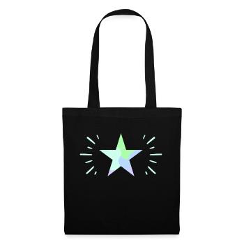 Pastel Shining Star - ApriNoeScor - Tote Bag - black - Front