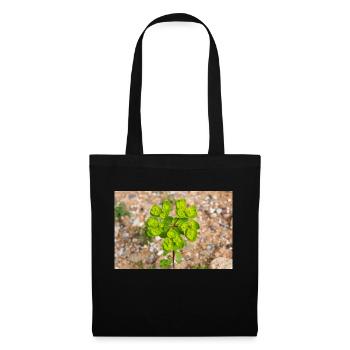 blooming colorful Wolfsmilch (Euphorbia) flower - Tote Bag - black - Front