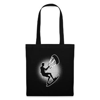 Kitesurf Kiten Kitesurfer Kite Kite Kitesurfing - Tote Bag - black - Front