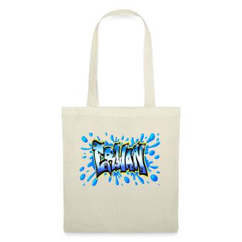 Erwan GRAFFITI NAME PRINT - Tote Bag - nature - Front
