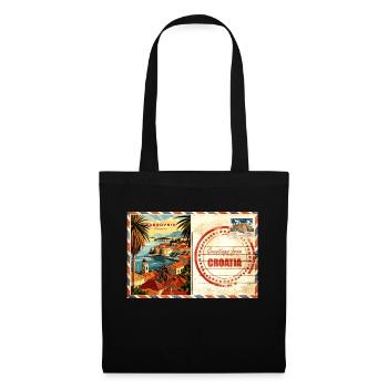 Croatia Croatia Hrvatska travel summer dubrovnik - Tote Bag - black - Front