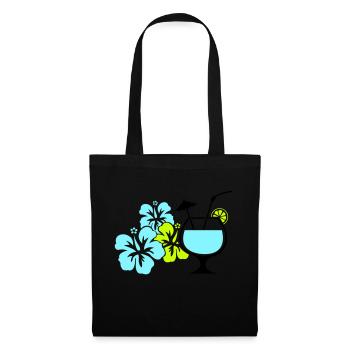 Cocktail Flowers Hawaii - Tote Bag - black - Front