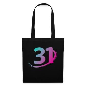 Number 31 multicolor - Tote Bag - black - Front