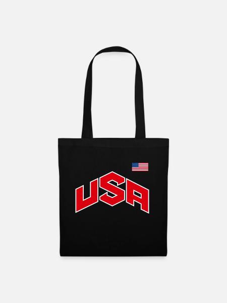 TEAM USA - Tote Bag - black