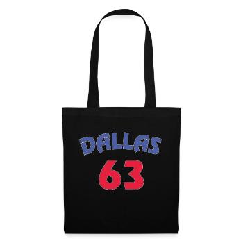 DALLAS 63 - Stoffbeutel - Schwarz - Vorne