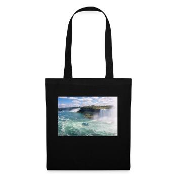 Niagara City Skyline and Niagara Falls panorama - Tote Bag - black - Front