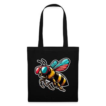 Abeille - Sac en tissu - noir - Devant