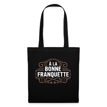 A la bonne franquette - Sac en tissu - noir - Devant