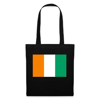 Côte d’Ivoire - Sac en tissu - noir - Devant