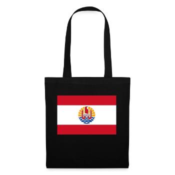Französisch-Polynesien - Stoffbeutel - Schwarz - Vorne