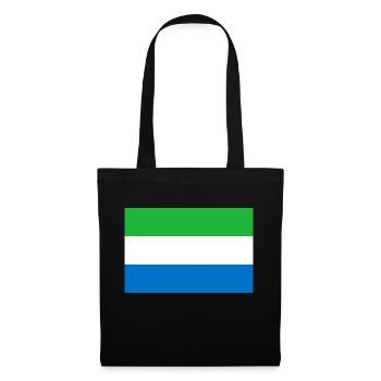 Sierra Leone - Sac en tissu - noir - Devant