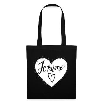 I love you - Tote Bag - black - Front