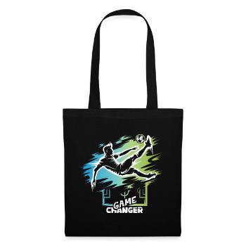 Game Changer – Football Overhead Kick Design Icon - Tote Bag - black - Front
