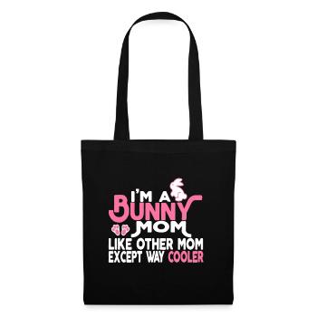 Bunny Mom Is Cooler - Tote Bag - black - Front