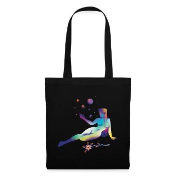 Cosmic Dreams Silhouette - Tote Bag - black - Front
