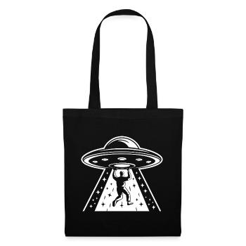 UFO-Liebhaber - Stoffbeutel - Schwarz - Vorne