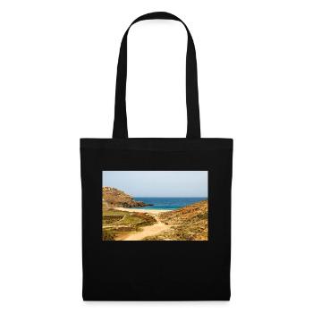 Fokos Beach Mykonos Island South Aegean Region - Tote Bag - black - Front