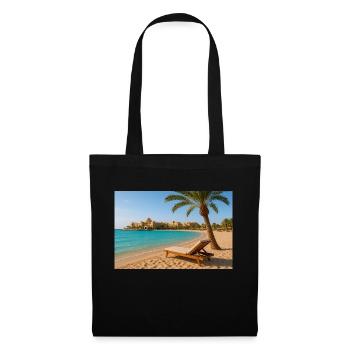 Baie de Soma - Sac en tissu - noir - Devant