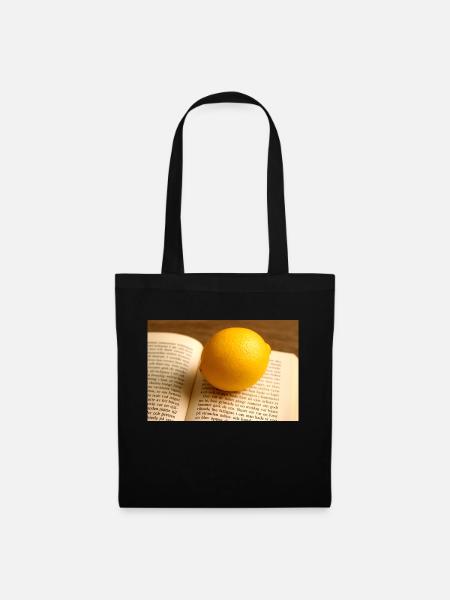 Hêtre et citron - Sac en tissu - noir