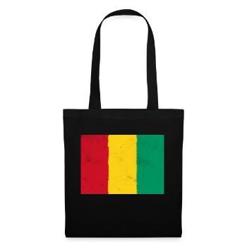 Drapeau de la Guinée - Guinée - Sac en tissu - noir - Devant