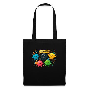 Escouade de ballons - Sac en tissu - noir - Devant