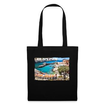 LES GOUDES - Sac en tissu - noir - Devant