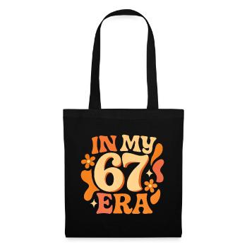 In My 67 Era Italian Brainrot Humor Geburtstag - Stoffbeutel - Schwarz - Vorne