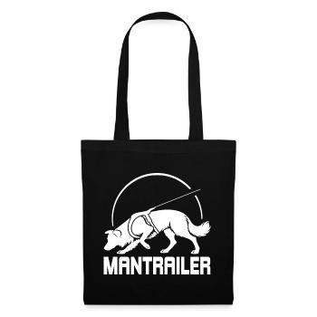 Chien de recherche BORDER Collie MANTRAILER - Sac en tissu - noir - Devant
