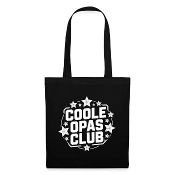Cool Grandpa Club Retro Stars - Tote Bag - black - Front