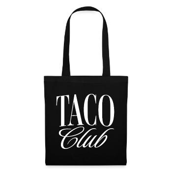 Taco Club - Stoffbeutel - Schwarz - Vorne