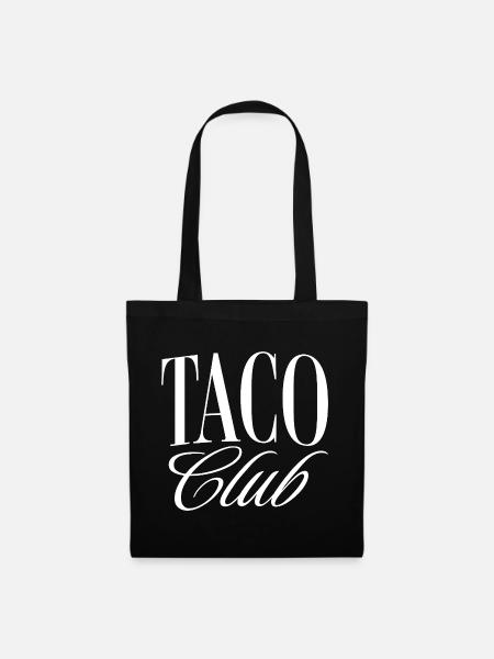 Taco Club - Stoffbeutel - Schwarz