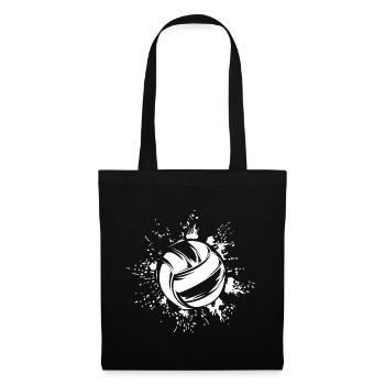 Volleyball icon Logo Symbol Illustration Explosion - Tote Bag - black - Front
