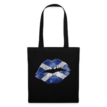 Kiss (Schottland / Ecosse) - Sac en tissu - noir - Devant