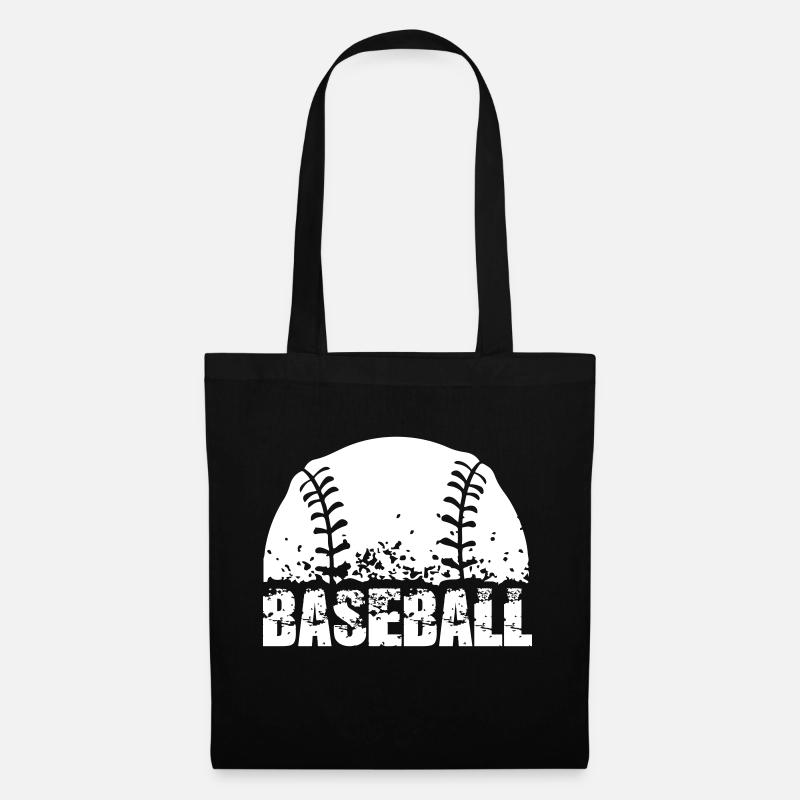 Baseball - Stoffbeutel - Schwarz