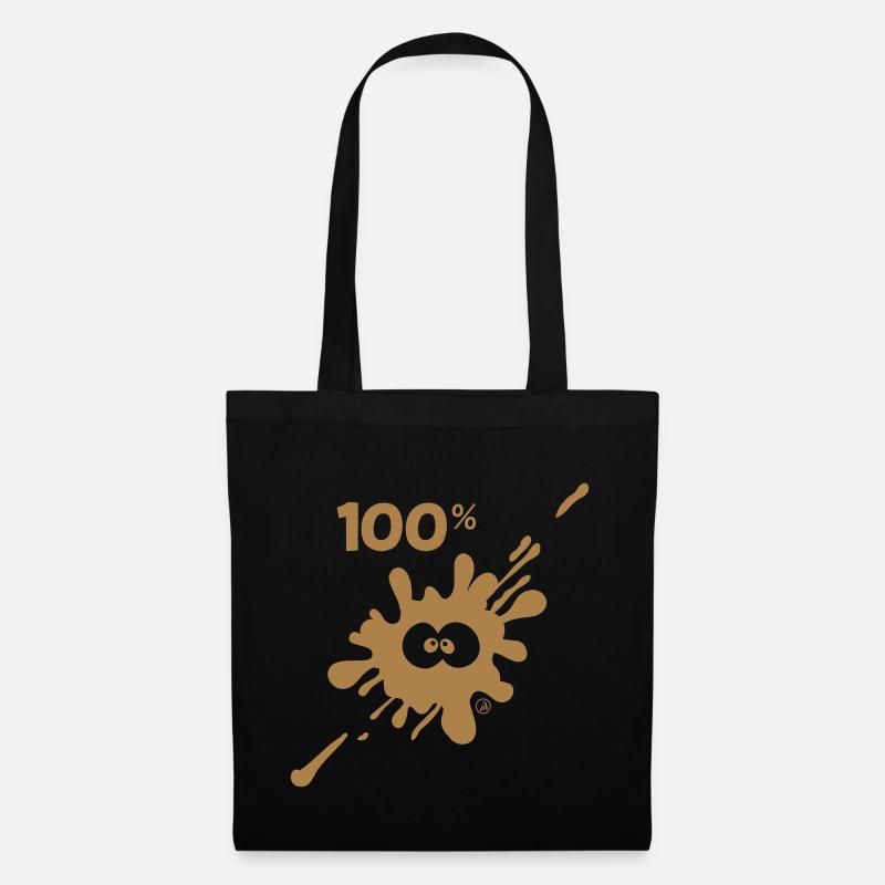 100% MUD - Stoffbeutel - Schwarz