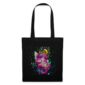 Saint cat - Tote Bag - black - Front