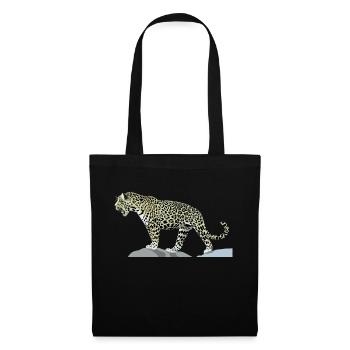 jaguar - Stoffbeutel - Schwarz - Vorne