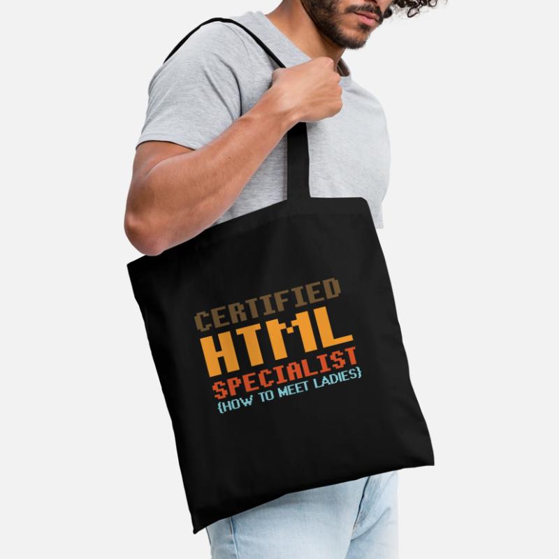 html saying gift computer science party flirt code Tote Bag