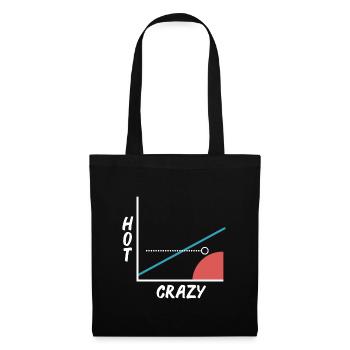 Crazy Hot Scale - Graphisme - Graphique - Barny - Sac en tissu - noir - Devant