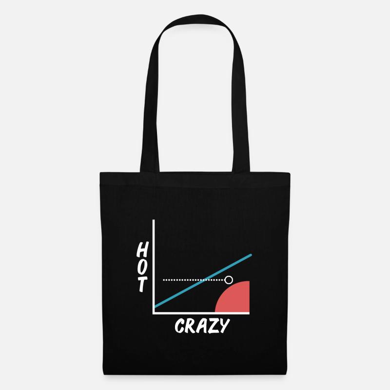 Crazy Hot Skala - Grafik - Graph - Barny - Stoffbeutel - Schwarz
