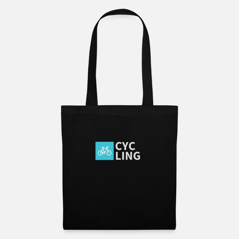 CYCLING simple - Stoffbeutel - Schwarz
