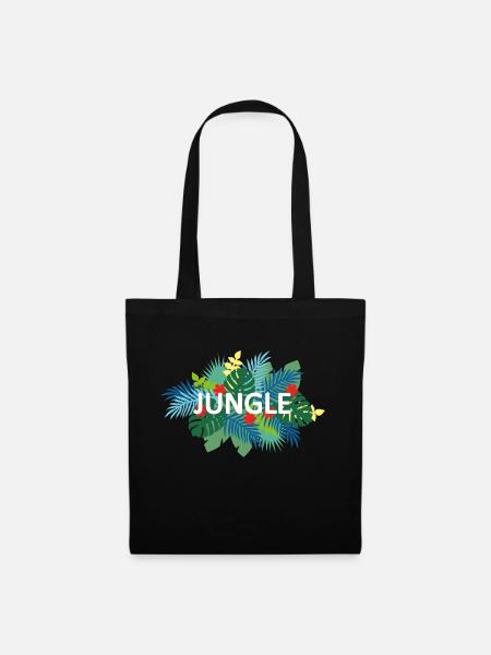JUNGLE - Sac en tissu - noir