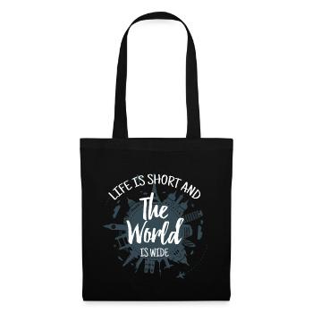 Travel Vacation Vacations vacationers fly gift - Tote Bag - black - Front