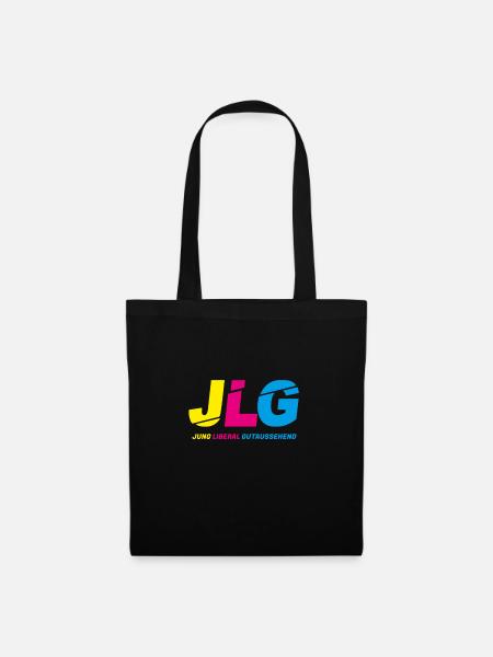Jung Liberal Gutaussehend - FDP JuLis Freiheit - Stoffbeutel - Schwarz