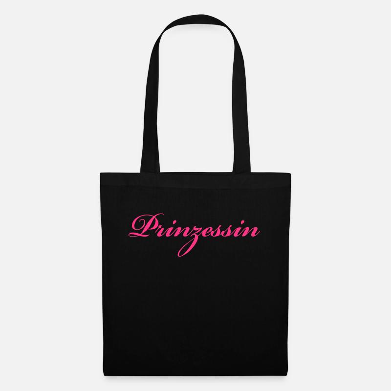 Prinzessin - Stoffbeutel - Schwarz
