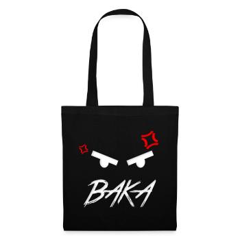 Baka Anime Expression - Tote Bag - black - Front