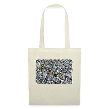 Hidden Zentangle Art Solution édition jaune - Sac en tissu - nature - Devant